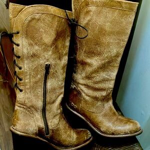 Bed Stu 100% leather (distressed) boots